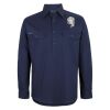 Mens Close Front Long Sleeve 150G Work Shirt Thumbnail