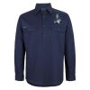 Mens Close Front Long Sleeve 150G Work Shirt Thumbnail