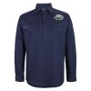 Mens Close Front Long Sleeve 150G Work Shirt Thumbnail