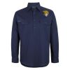 Mens Close Front Long Sleeve 150G Work Shirt Thumbnail