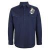 Mens Close Front Long Sleeve 150G Work Shirt Thumbnail