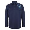 Mens Close Front Long Sleeve 150G Work Shirt Thumbnail