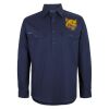 Mens Close Front Long Sleeve 150G Work Shirt Thumbnail