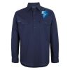 Mens Close Front Long Sleeve 150G Work Shirt Thumbnail