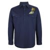 Mens Close Front Long Sleeve 150G Work Shirt Thumbnail
