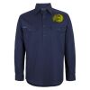 Mens Close Front Long Sleeve 150G Work Shirt Thumbnail