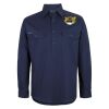 Mens Close Front Long Sleeve 150G Work Shirt Thumbnail