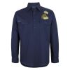 Mens Close Front Long Sleeve 150G Work Shirt Thumbnail