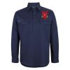 Mens Close Front Long Sleeve 150G Work Shirt Thumbnail