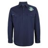 Mens Close Front Long Sleeve 150G Work Shirt Thumbnail