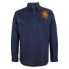 Mens Close Front Long Sleeve 150G Work Shirt Thumbnail