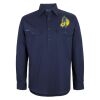 Mens Close Front Long Sleeve 150G Work Shirt Thumbnail