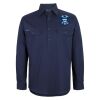 Mens Close Front Long Sleeve 150G Work Shirt Thumbnail
