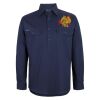 Mens Close Front Long Sleeve 150G Work Shirt Thumbnail
