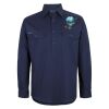 Mens Close Front Long Sleeve 150G Work Shirt Thumbnail