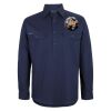 Mens Close Front Long Sleeve 150G Work Shirt Thumbnail