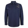 Mens Close Front Long Sleeve 150G Work Shirt Thumbnail