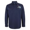 Mens Close Front Long Sleeve 150G Work Shirt Thumbnail