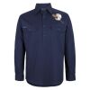 Mens Close Front Long Sleeve 150G Work Shirt Thumbnail
