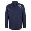 Mens Close Front Long Sleeve 150G Work Shirt Thumbnail