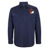 Mens Close Front Long Sleeve 150G Work Shirt Thumbnail