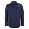Mens Close Front Long Sleeve 150G Work Shirt Thumbnail