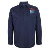 Mens Close Front Long Sleeve 150G Work Shirt Thumbnail