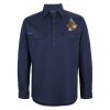 Mens Close Front Long Sleeve 150G Work Shirt Thumbnail