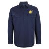 Mens Close Front Long Sleeve 150G Work Shirt Thumbnail