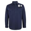 Mens Close Front Long Sleeve 150G Work Shirt Thumbnail