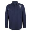 Mens Close Front Long Sleeve 150G Work Shirt Thumbnail