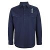 Mens Close Front Long Sleeve 150G Work Shirt Thumbnail
