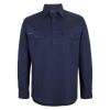 Mens Close Front Long Sleeve 150G Work Shirt Thumbnail