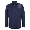 Mens Close Front Long Sleeve 150G Work Shirt Thumbnail