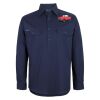 Mens Close Front Long Sleeve 150G Work Shirt Thumbnail