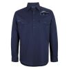 Mens Close Front Long Sleeve 150G Work Shirt Thumbnail