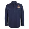 Mens Close Front Long Sleeve 150G Work Shirt Thumbnail