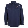 Mens Close Front Long Sleeve 150G Work Shirt Thumbnail