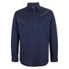 Mens Close Front Long Sleeve 150G Work Shirt Thumbnail