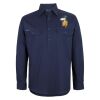 Mens Close Front Long Sleeve 150G Work Shirt Thumbnail