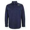 Mens Close Front Long Sleeve 150G Work Shirt Thumbnail