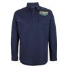 Mens Close Front Long Sleeve 150G Work Shirt Thumbnail