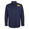 Mens Close Front Long Sleeve 150G Work Shirt Thumbnail
