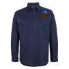Mens Close Front Long Sleeve 150G Work Shirt Thumbnail