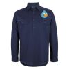 Mens Close Front Long Sleeve 150G Work Shirt Thumbnail
