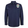Mens Close Front Long Sleeve 150G Work Shirt Thumbnail