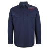 Mens Close Front Long Sleeve 150G Work Shirt Thumbnail