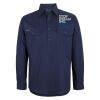 Mens Close Front Long Sleeve 150G Work Shirt Thumbnail