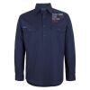Mens Close Front Long Sleeve 150G Work Shirt Thumbnail
