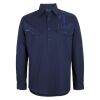 Mens Close Front Long Sleeve 150G Work Shirt Thumbnail
